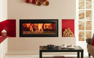 Stovax Studio 2 Edge wood burning fire