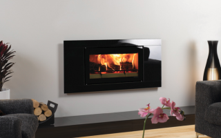 Stovax Studio 1 Glass inset wood burning fire