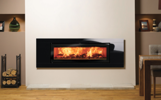 Stovax Studio 3 Glass inset wood burning fire