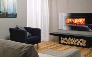 Stovax Studio 2 Glass inset wood burning fire