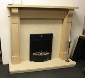 Trent Fireplaces Carlisle Mantel In Whitewashed Laminated Finish