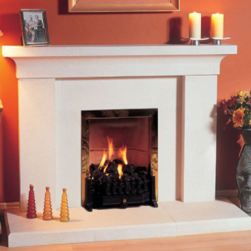 Iona stone fireplace