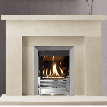 Loarre stone fireplace