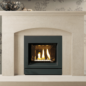 Ludlow stone fireplace