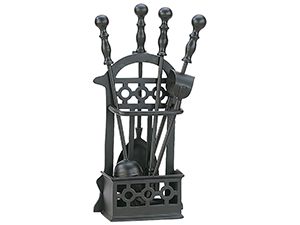 Fireplace Companion Set Victorian – Black – 410