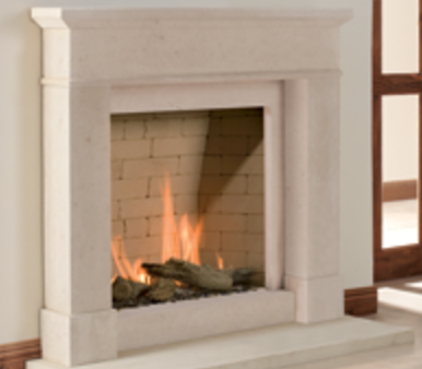 Colchester stone fireplace