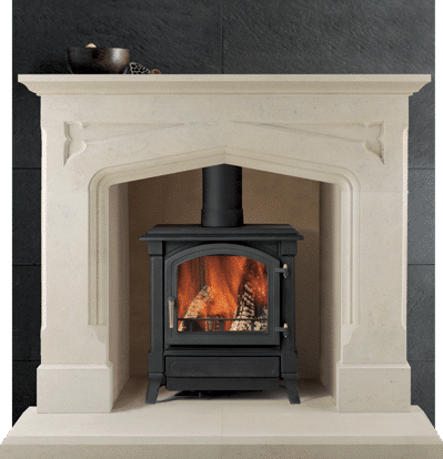 Eastnor stone fireplace