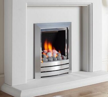 Kinder Camber Black - Contemporary Living Flame Effect Gas Fire-0