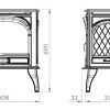Dovre 425 Cast Iron Electric Stoves-4825