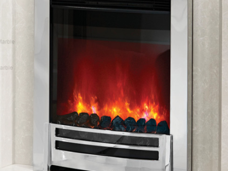 Elgin & Hall Ember Chrome Electric Inset Fire