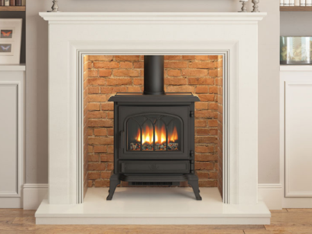 Odella Inglenook Fireplace with marble fire surround