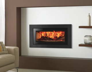 Stovax Studio 2 Steel XS cassette wood burning fire