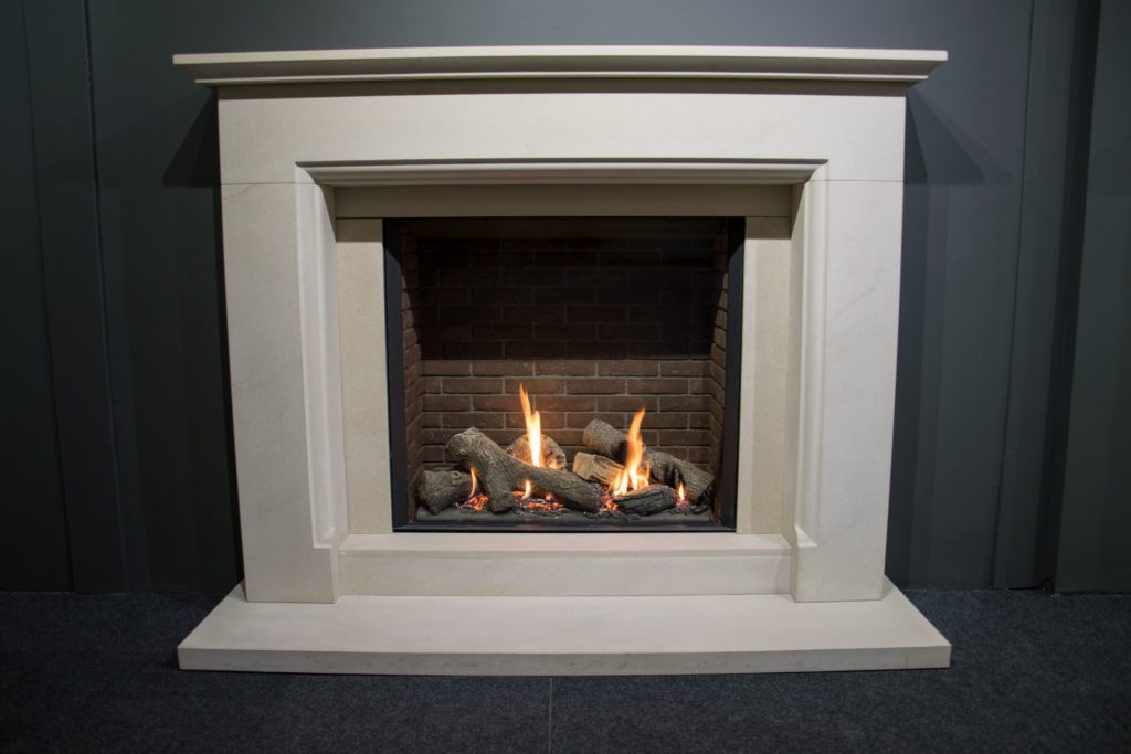 Derby Limestone Fireplace