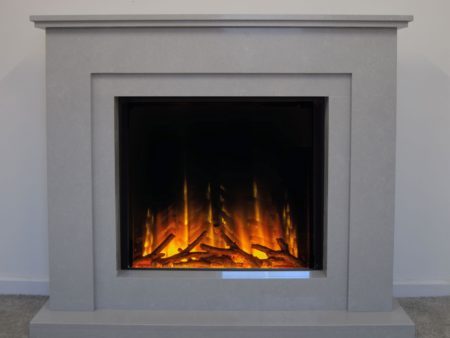 Natura Jorja Micro Marble Fireplace