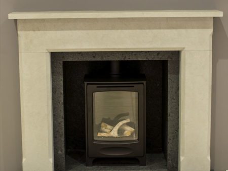 Natura Marco Limestone Fireplace