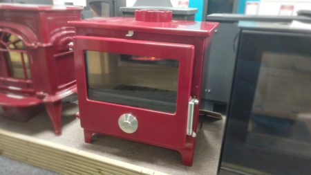 Mendip 8 Woodburning Stove in Claret Enamel (Chelmsford) - Was £1355 NOW £950