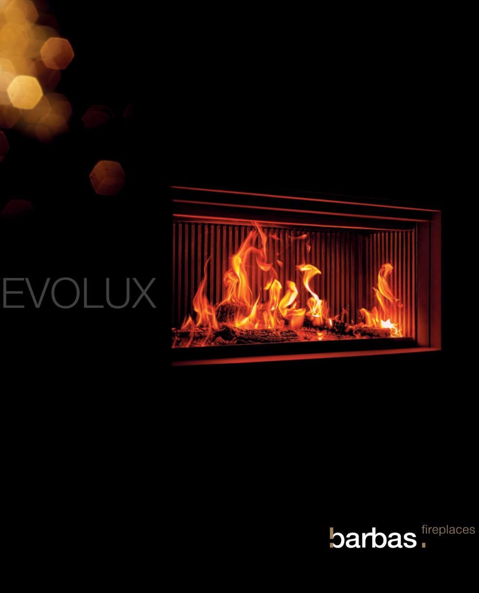 Barbas Evolux fireplace brochure