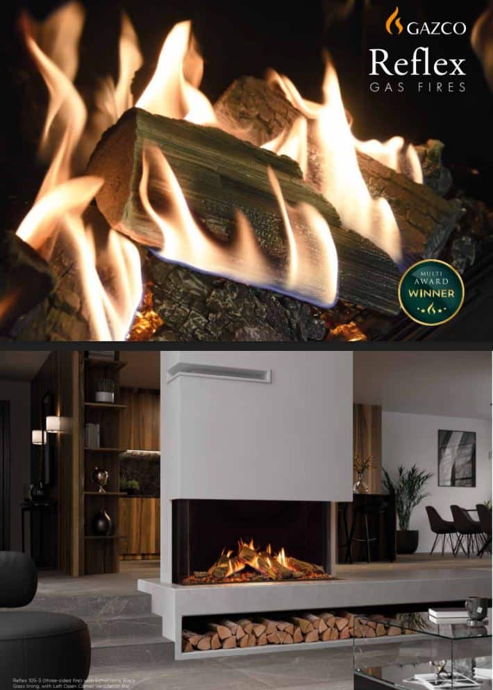 Gazco Reflex Gas Fires fireplace brochure