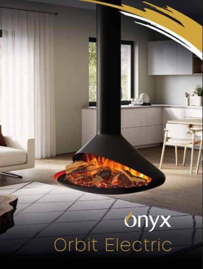 Onyx Orbit Electric Fires brochure