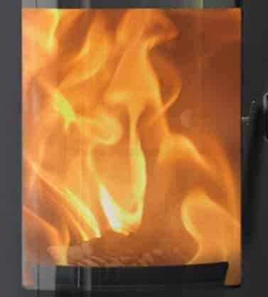 ACR Novus Multifuel Stove flame effect