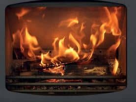 ACR Wychwood Wood Burning Stove flame effect