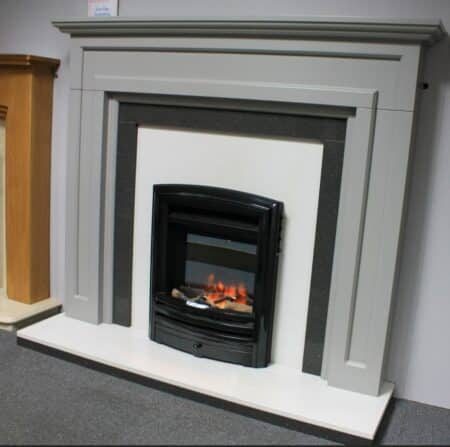 Trent Fireplaces Mayfair 57" MDF Surround in Grey (Colchester Shop)