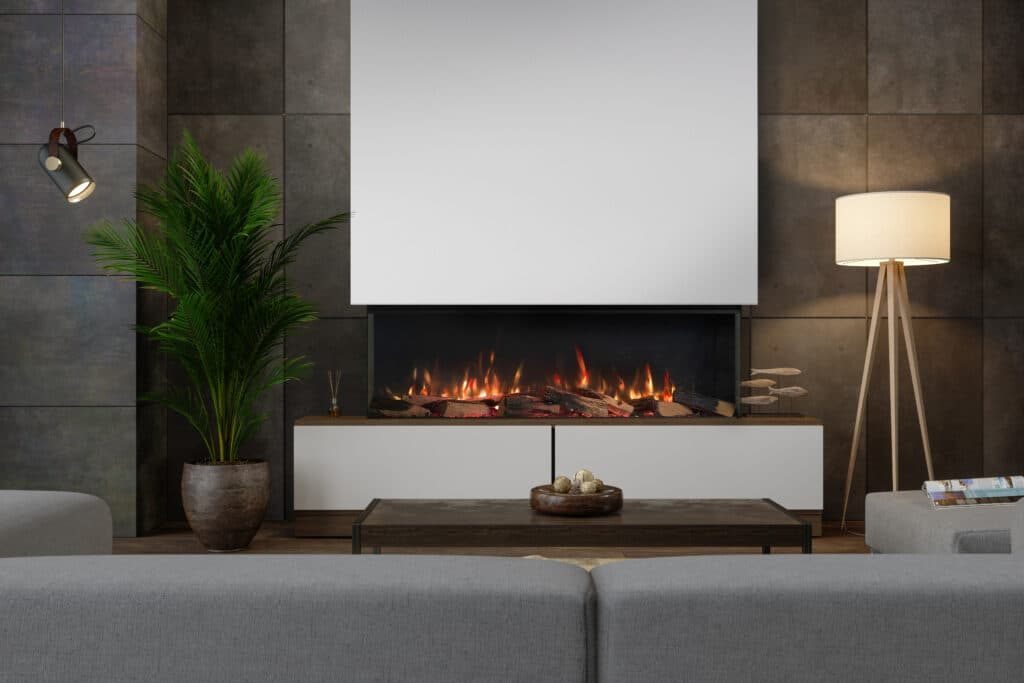 VS130 Electric panoramic fire