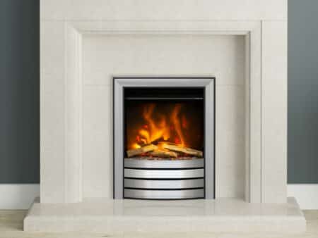 Ellesmere in Manila Micro Marble fireplace