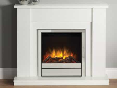 Hallington Micro Marble Electric Fireplace