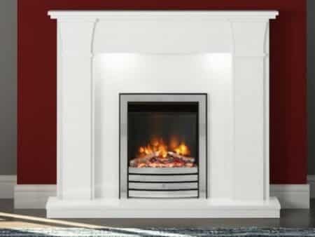 Saxton 16 - Devotion Front Chrome electric inset fire