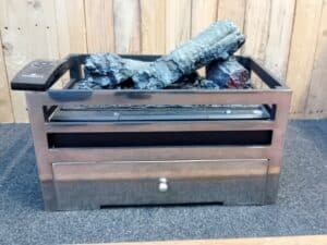 Chesneys Soho 18_ Freestanding Fire Basket with Olympus Electric Fire