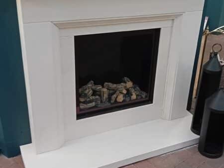 Paragon Aylesbury 54_ Complete Fireplace in Portuguese Limestone