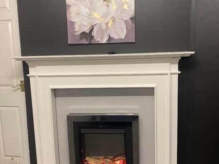 Trent Fireplaces Chelsea 60_ Fire Surround with Back Panel & Hearth