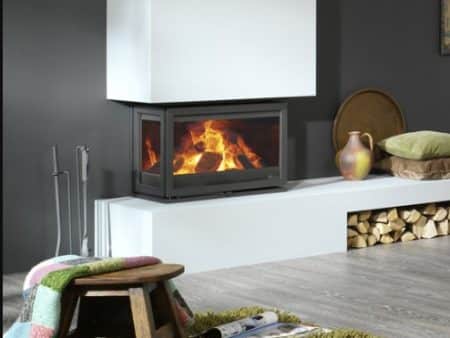 Dik Geurts Instyle Triple 660 Low Wood Burning Stove