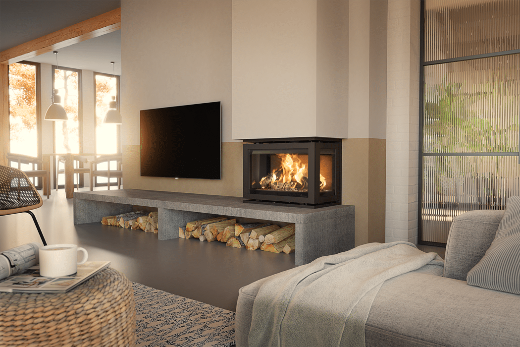 Dik Geurts Wood Burning Instyle Triple 660 Low Dik Geurts Wood Burning Instyle Triple 660 Low