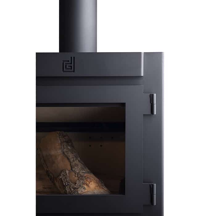 Jannik Medium Low wood burning stove side jpg Jannik Medium Low wood burning stove side jpg