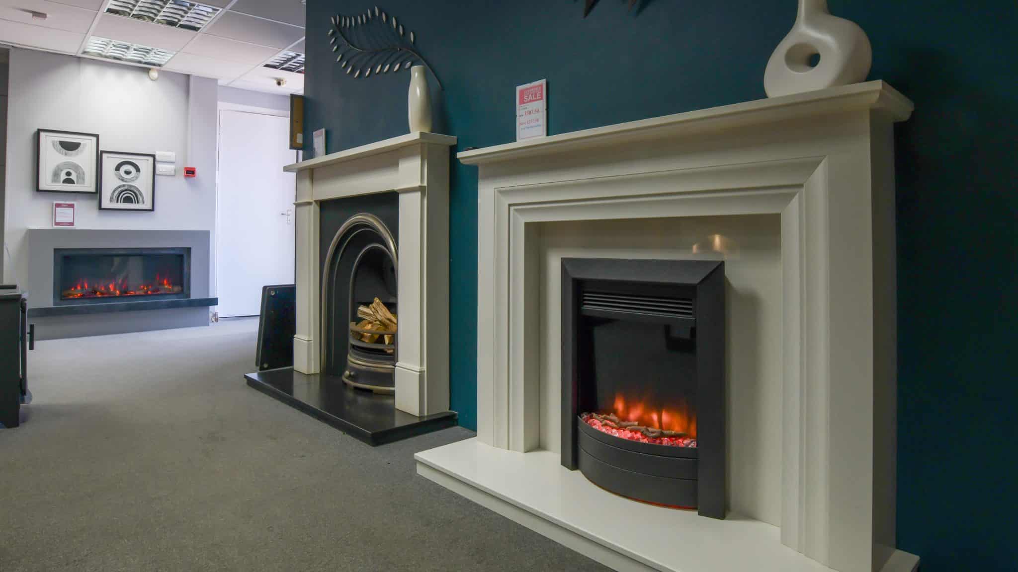 Fireplaces in Colchester Showroom