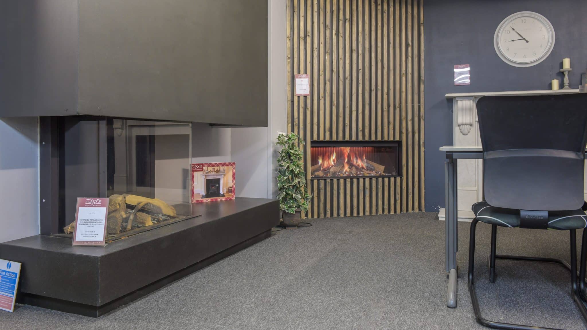 electric and gas fires