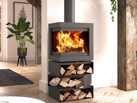 Dik Geurts - Bora Corner, Cubers wood burning stove