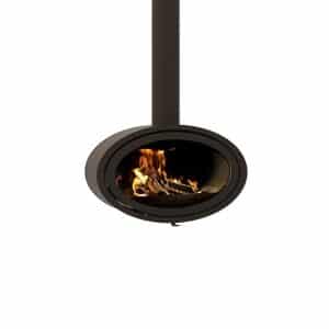 Dik Geurts - Oval Front, Wall Wood stove