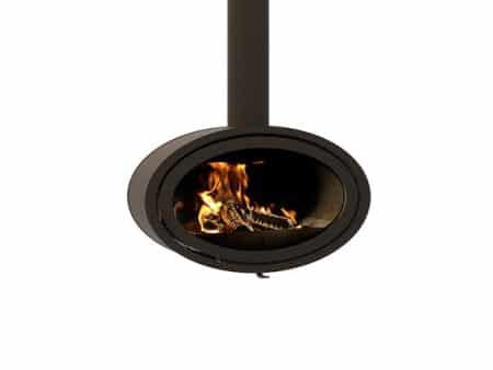 Dik Geurts - Oval Front, Wall Wood stove