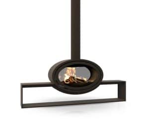 Dik Geurts - Oval Tunnel, Plateau wood burning stove