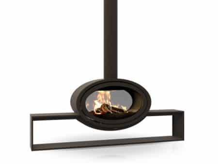 Dik Geurts - Oval Tunnel, Plateau wood burning stove
