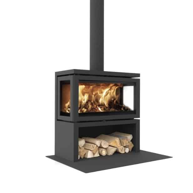 Vidar Triple Large, Store wood stove