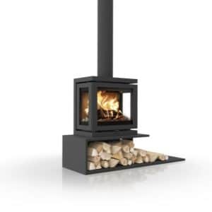 Vidar Triple Small, Floating Plateau wood stove