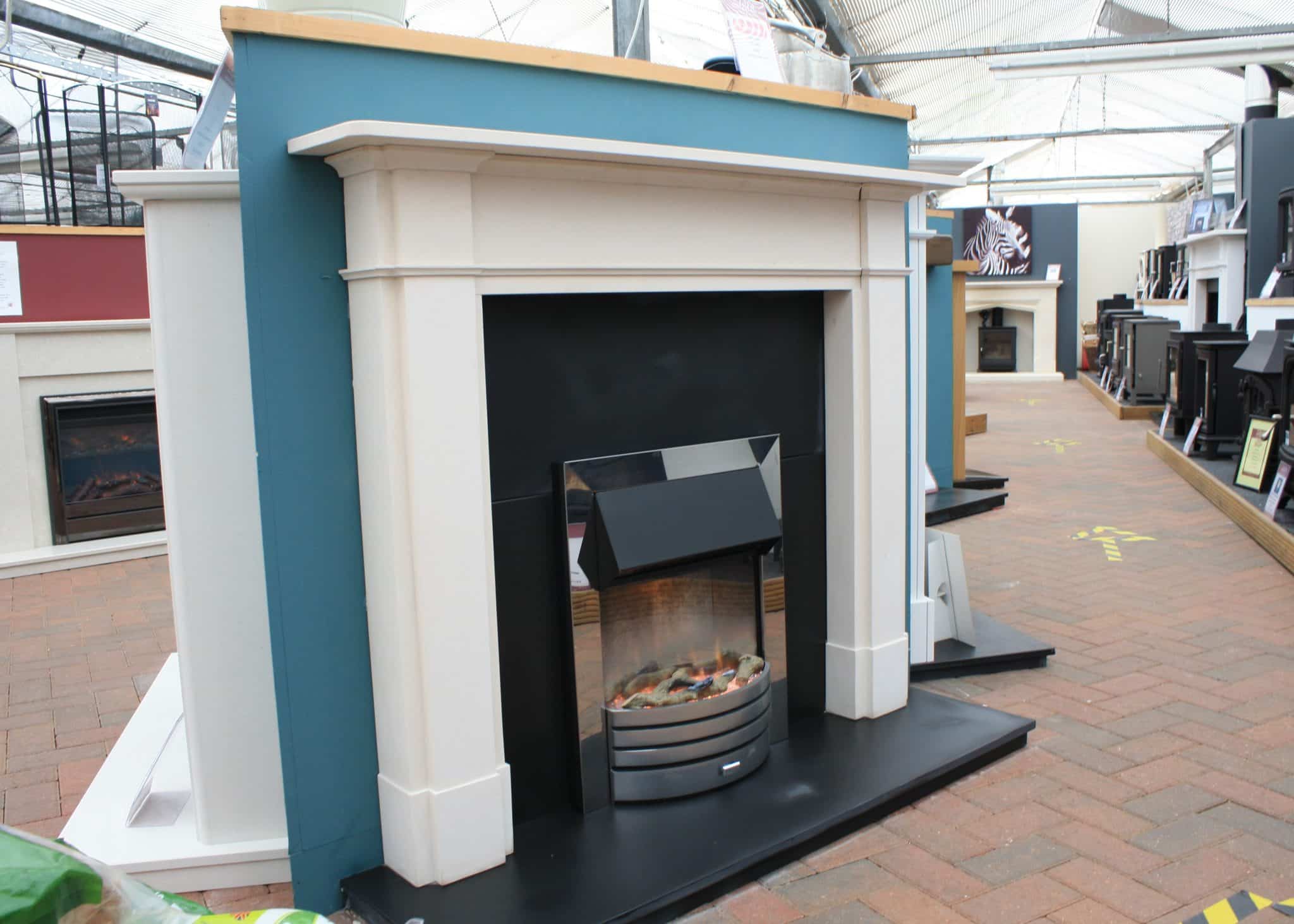 fireplaces at Ipswich fire shop