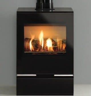 Gazco Riva Vision Small Conventional Flue NG Top Exit New & Boxed