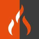 Pelelt stove nightflame