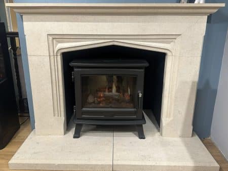 Wessex Porchester in Bathstone with Front & Back Hearth