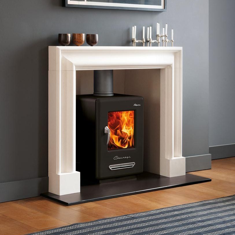 Alpine wood burning stove